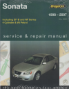 Hyundai Sonata 1998 2007 Gregorys Service Repair Manual  